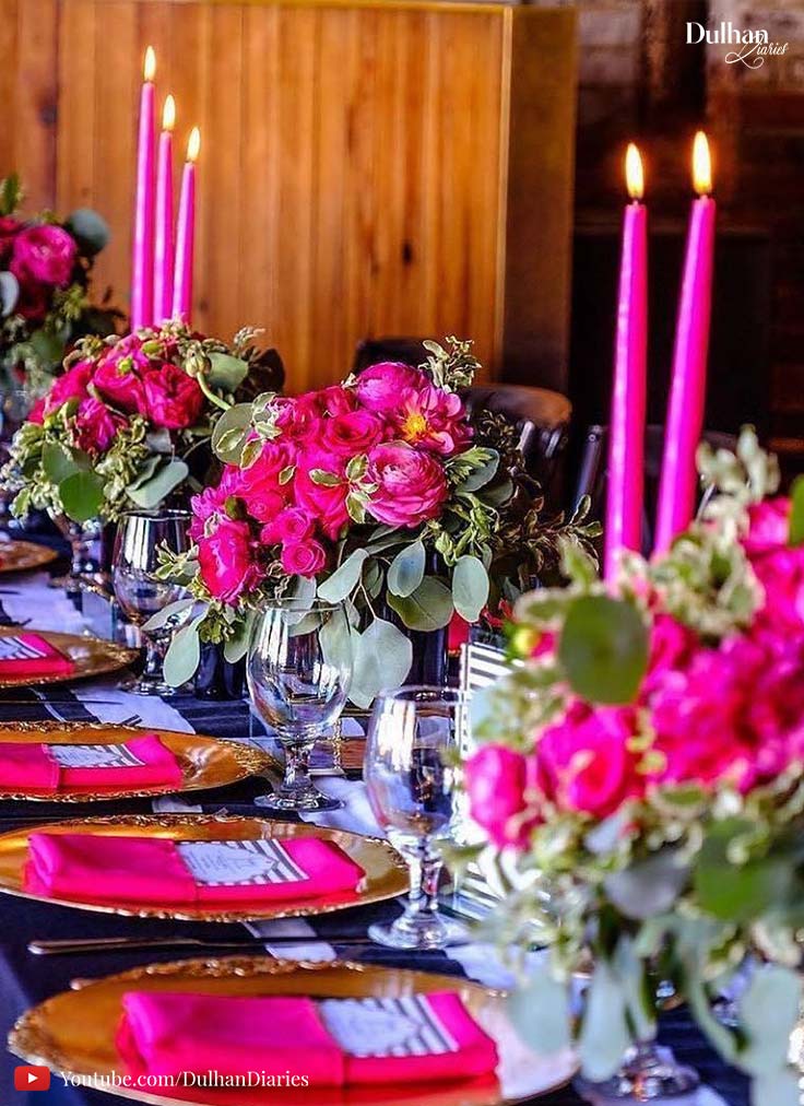 Pink Accents Decor